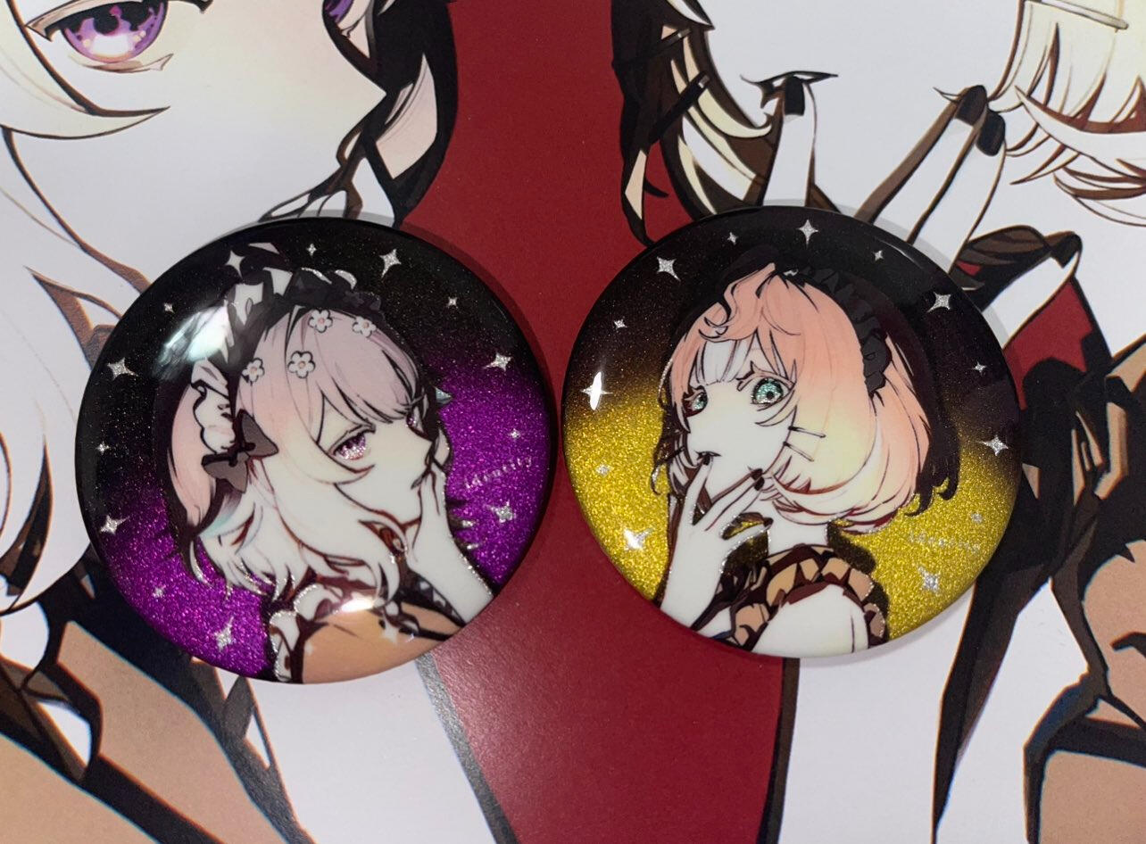 Enna and Millie Can Badges