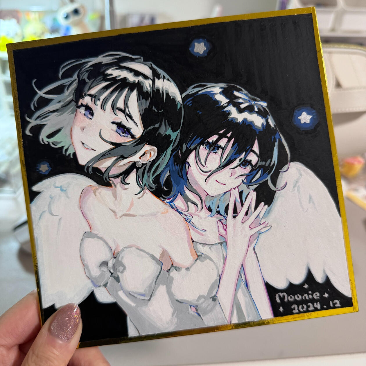 Sua | Acylic marker on shikishi board