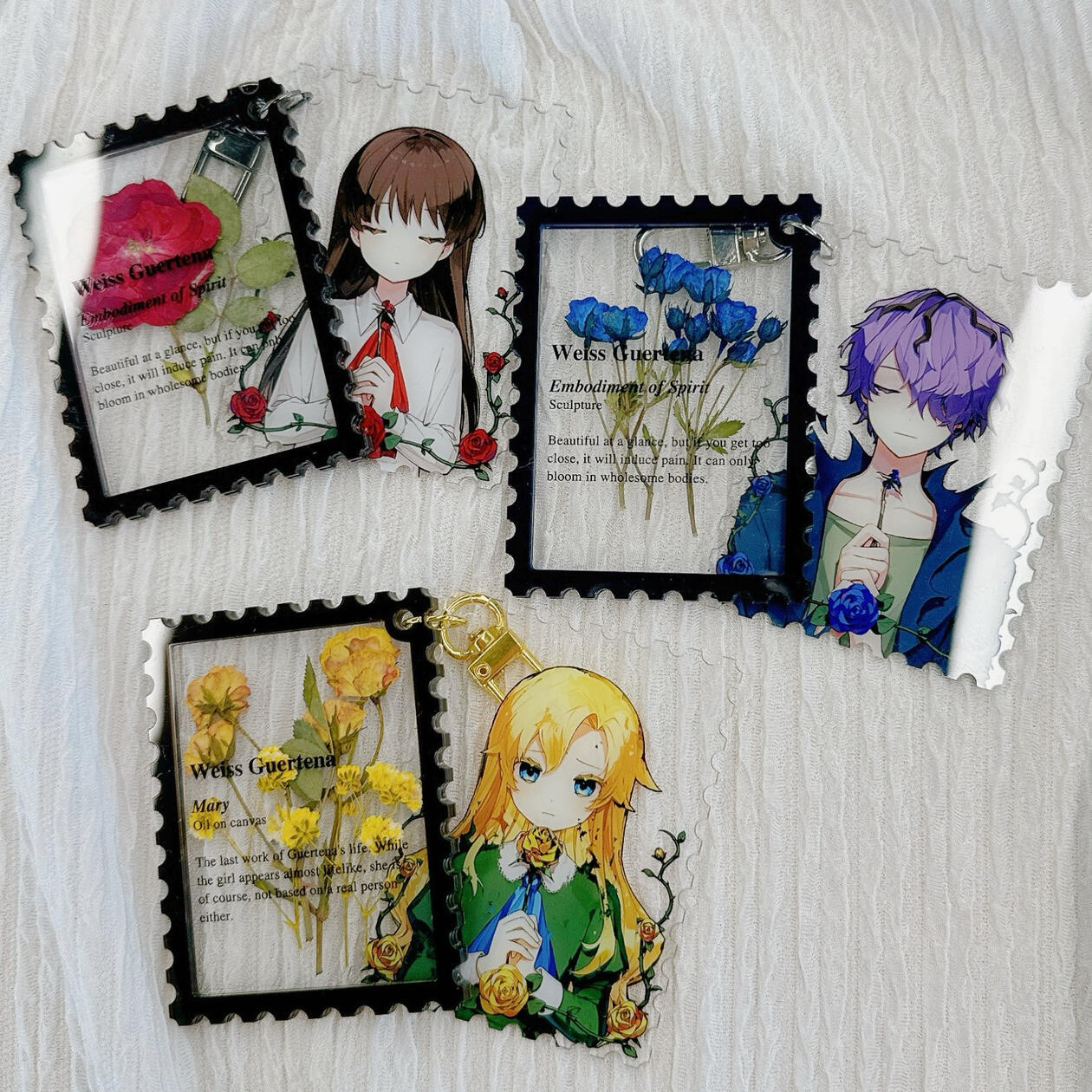 Ib Dry-flower Acrylic Charms
