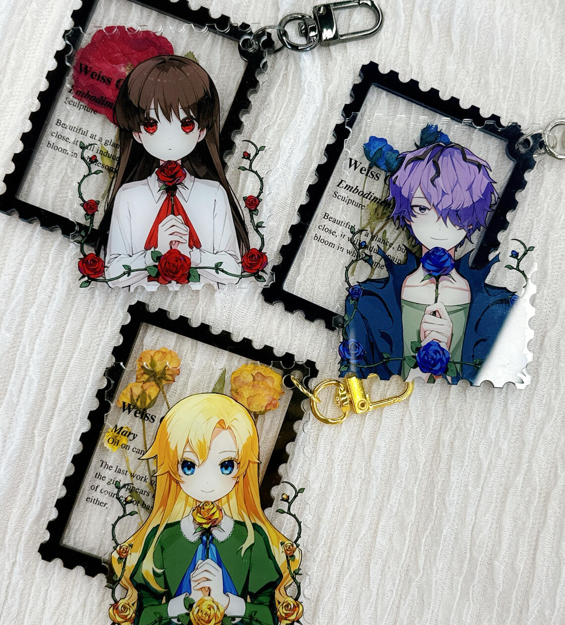 Ib Dry-flower Acrylic Charms
